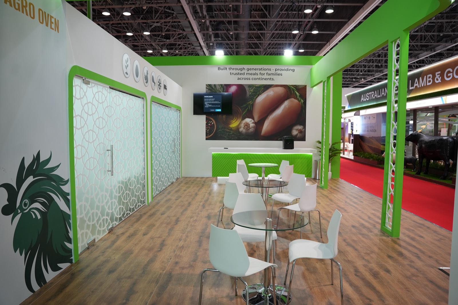 Agro Oven stand detail